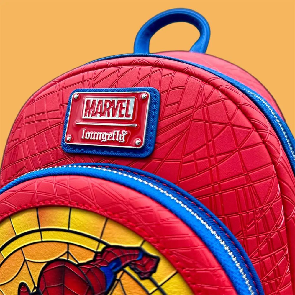 Funko Loungefly Super Heroes: Marvel Spider-man Stained Glass Mini Backpack