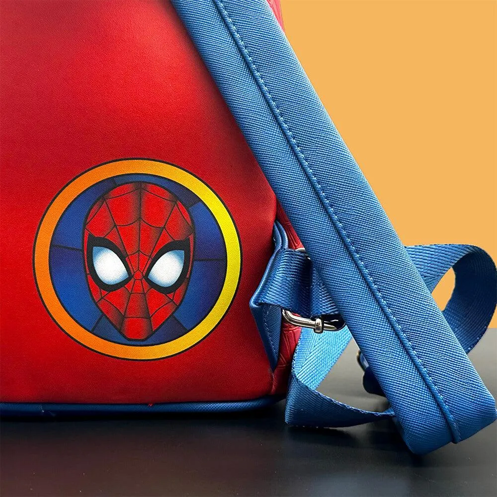 Funko Loungefly Super Heroes: Marvel Spider-man Stained Glass Mini Backpack