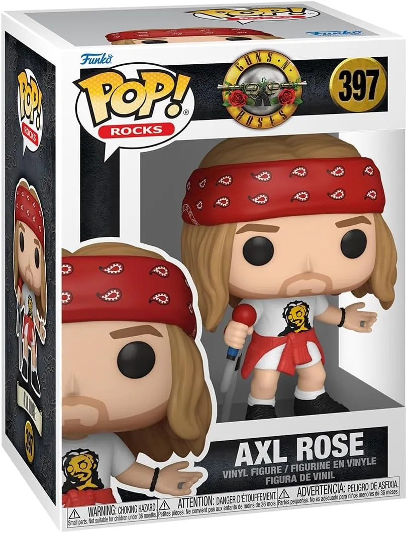 Funko Pop Rocks - Guns N Roses Axl Rose 1992 #397