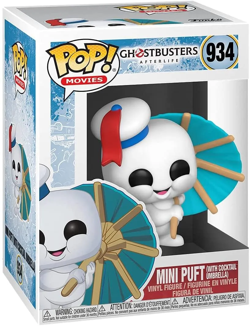 Ghostbusters Afterlife Funko POP Vinyl Figure | Mini Puft w/ Cocktail Umbrella