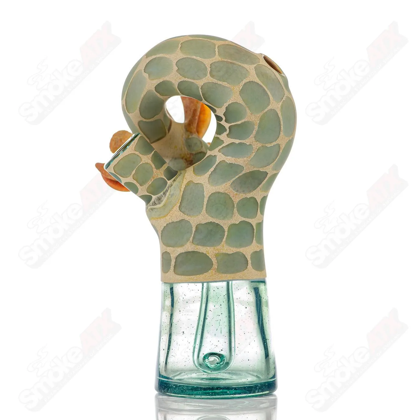 Giraffe Bent Kneck Bottle Rig Robertson Glass Atlantis