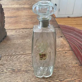 Glass Decorative Bottle with Stopper