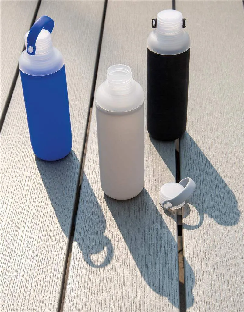 Glass Water Bottle with Silicon Sleeve