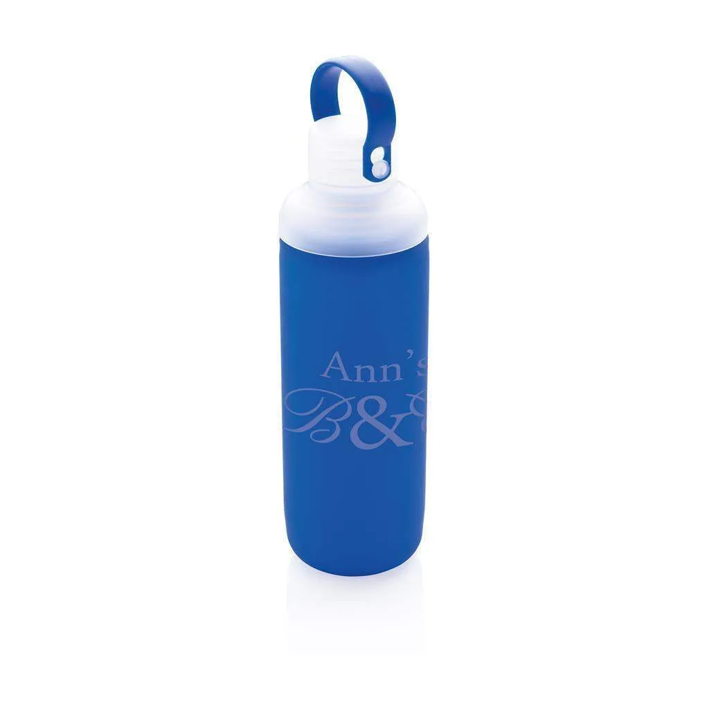 Glass Water Bottle with Silicon Sleeve