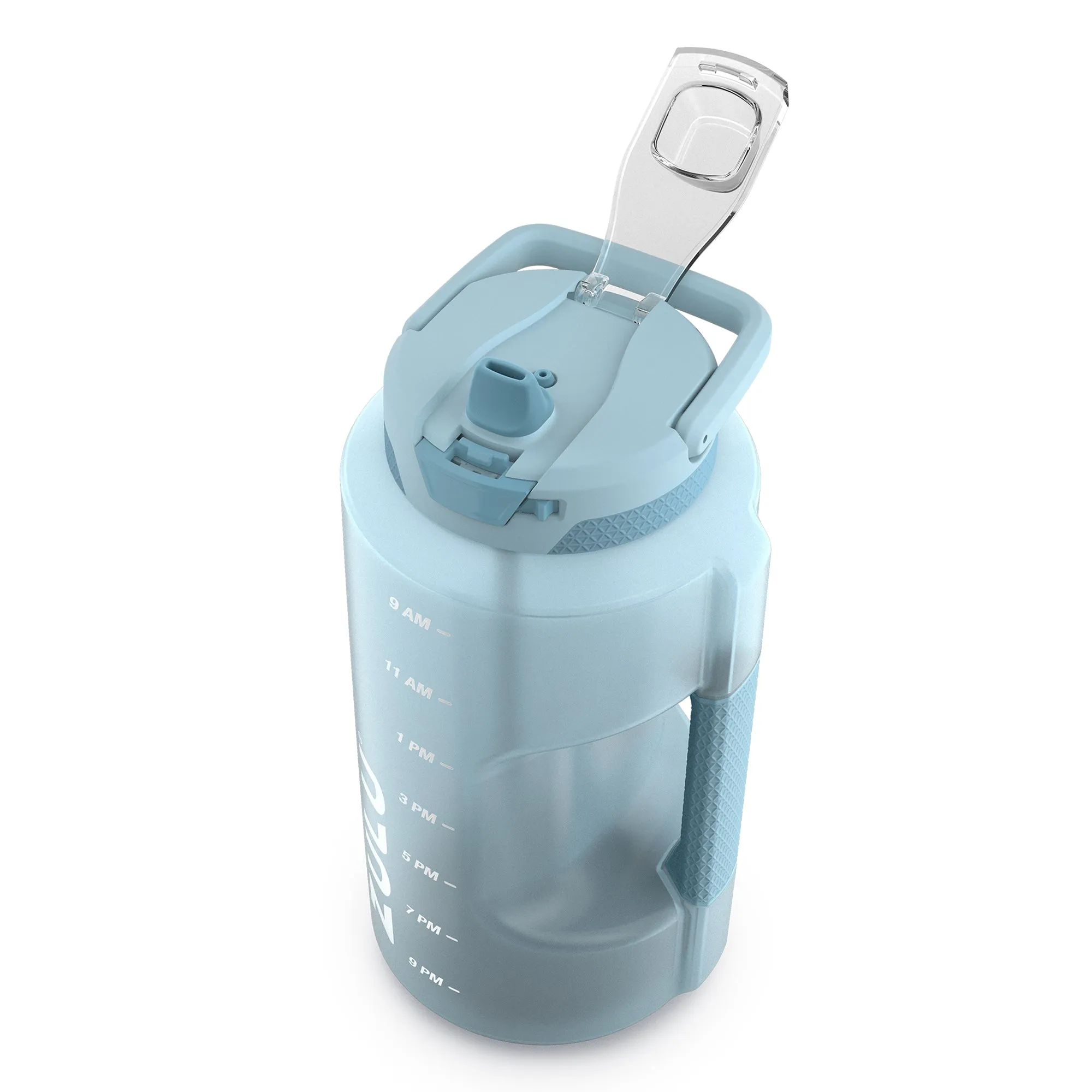 Goals Gallon 128oz Water Bottle With Straw