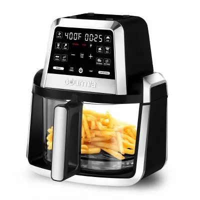 Gourmia 7-Qt. Fry ‘N Fold Digital Air Fryer with 12 Presets & Guided Cooking Black