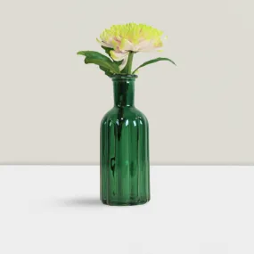 Green Glass Bottle Vase