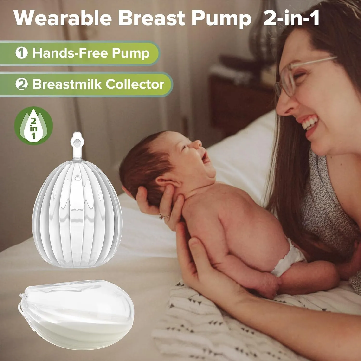 Haakaa Shell Wearable Silicone Pump | 75ml