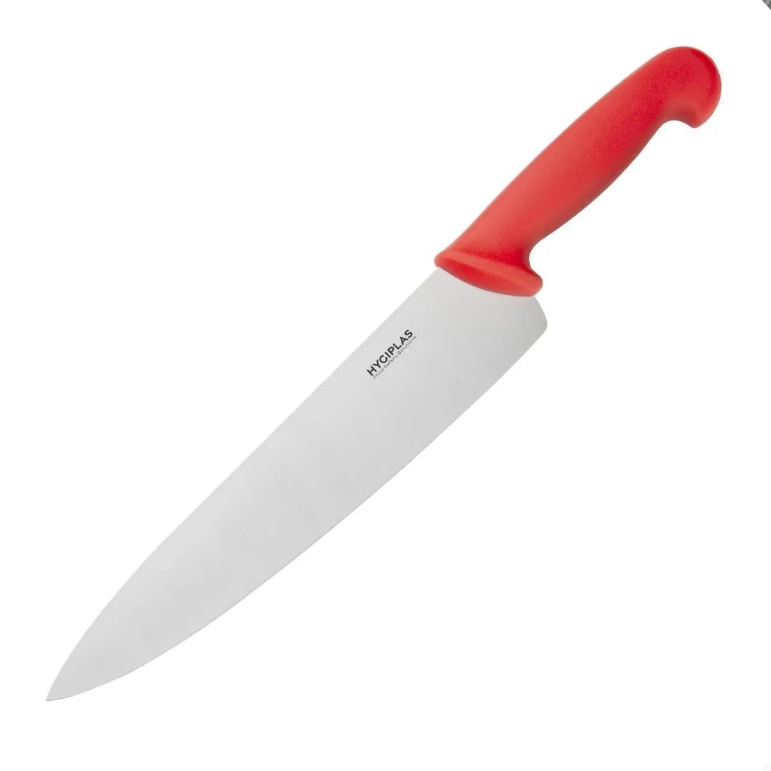 Hygiplas Chefs Knife Red 25cm - C886