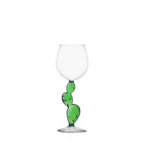 Ichendorf Desert Plants wine glass cactus green by Alessandra Baldereschi