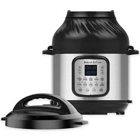 Instant Pot Duo Crisp 11 in 1, Electric Pressure Cooker with Air Fryer, Roast, Bake, Dehydrate, Slow Cook, Rice Cooker, Steamer, Saute, 8 Quart, 14 One-Touch Programs