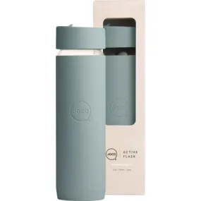 JOCO - Reusable Glass Active Flask - Bluestone (Large 500ml/17oz)