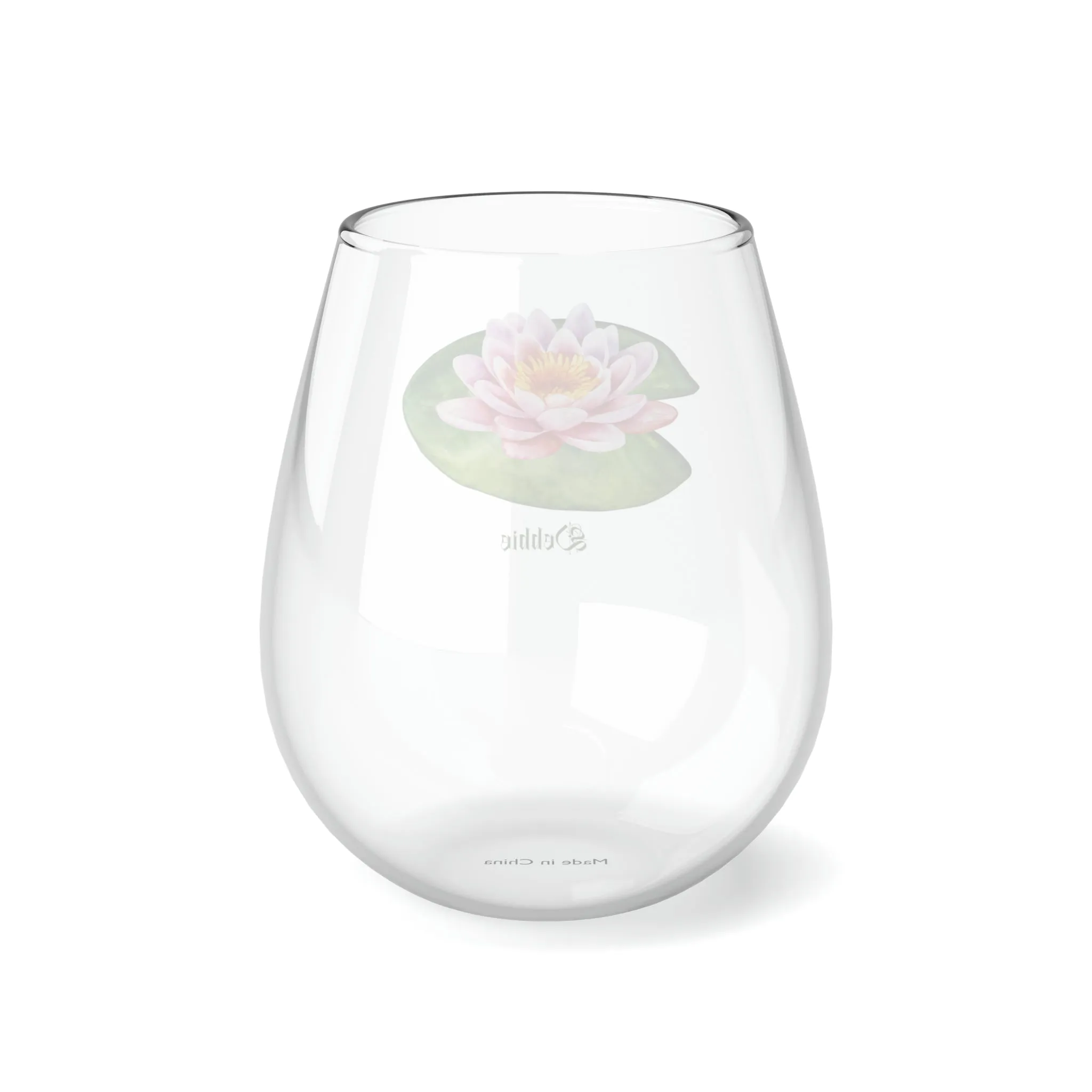 July PERSONALIZED Birth Flower Wine Glass, Birth Flower Gifts, Birth Flower wine glass, Birth Flower Gifts for Women, Gift for coworker, sister gift, birthday gift, Valentine gift, Stemless Wine Glass, 11.75oz