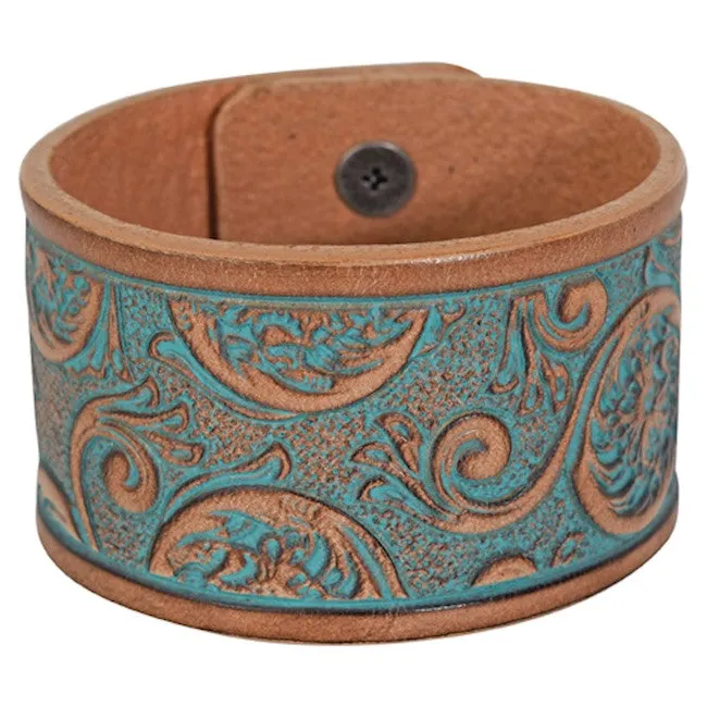 Justin Leather Cuff #22071BJ3