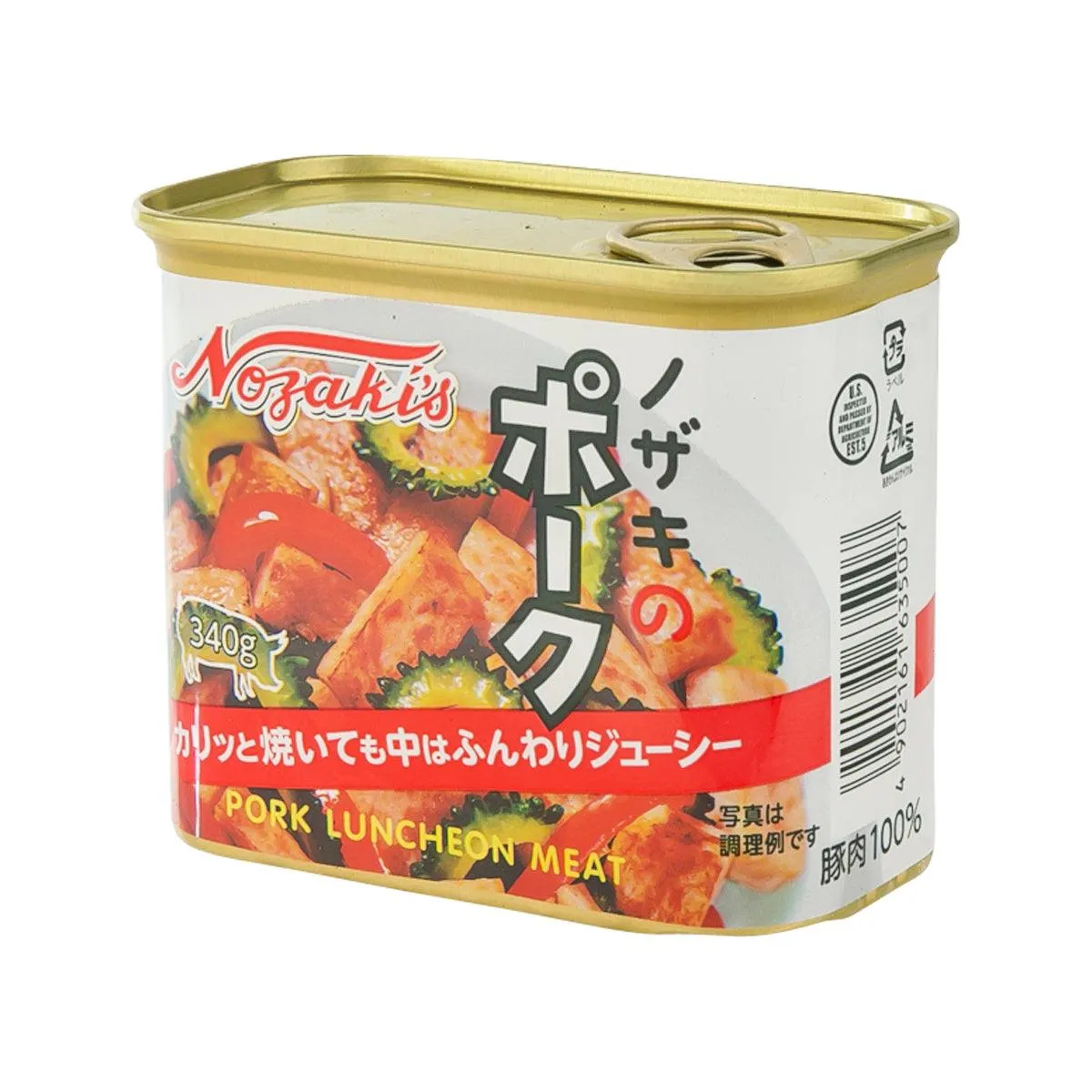 KAWASHO FOODS Nozaki's Pork Luncheon Meat  (340g)