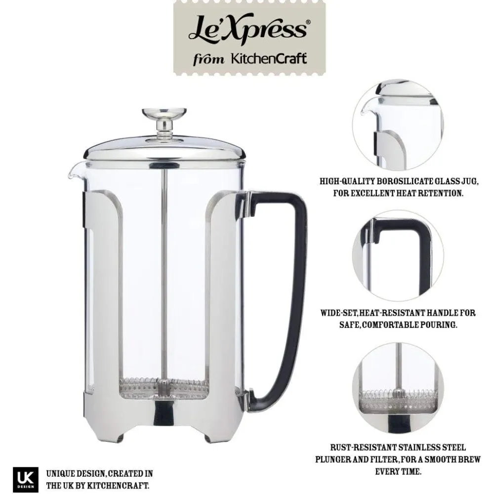 Kc Lx Cafetiere 12 Cup S/Steel