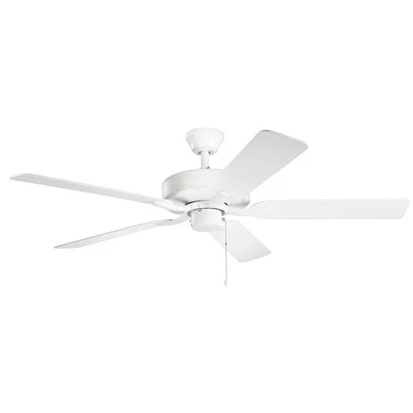 Kichler 330015MWH  52" Basics Pro Patio Fan Matte White