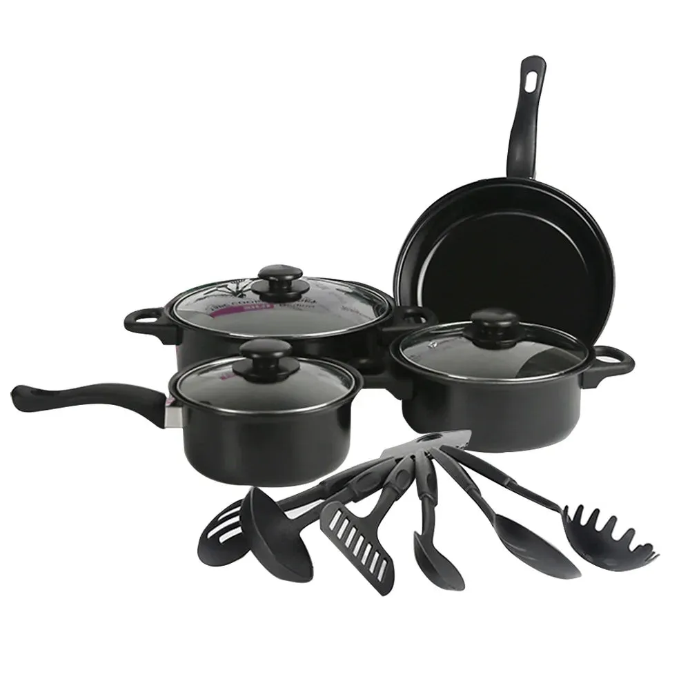 Kitchen Cookware Set 13-Piece Non-Stick Cooking Pots Kitchen Pan Set Kitchenware Gifts for Friends and Family