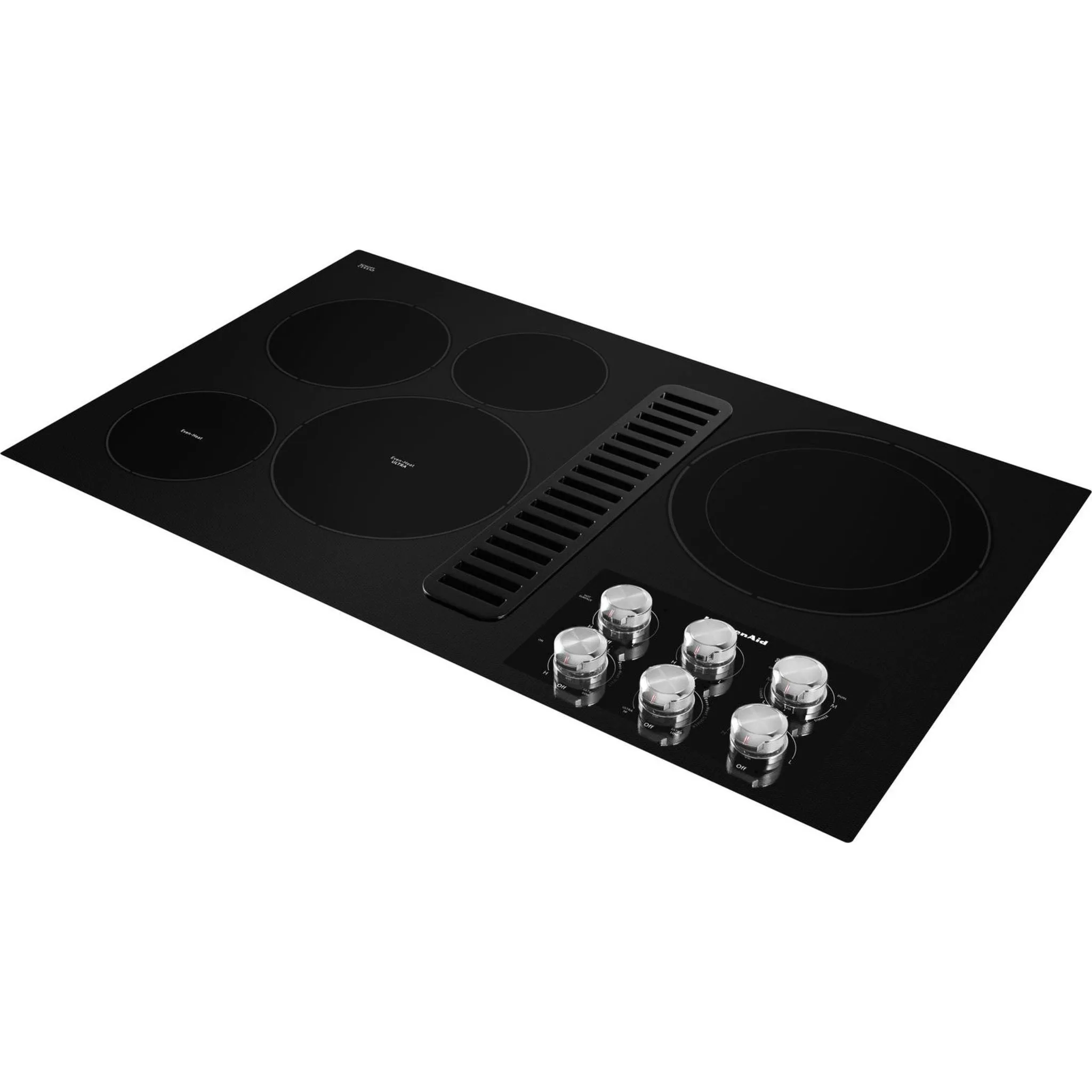 KitchenAid  36" Electric Downdraft Cooktop with 5 Elements (KCED606GBL)