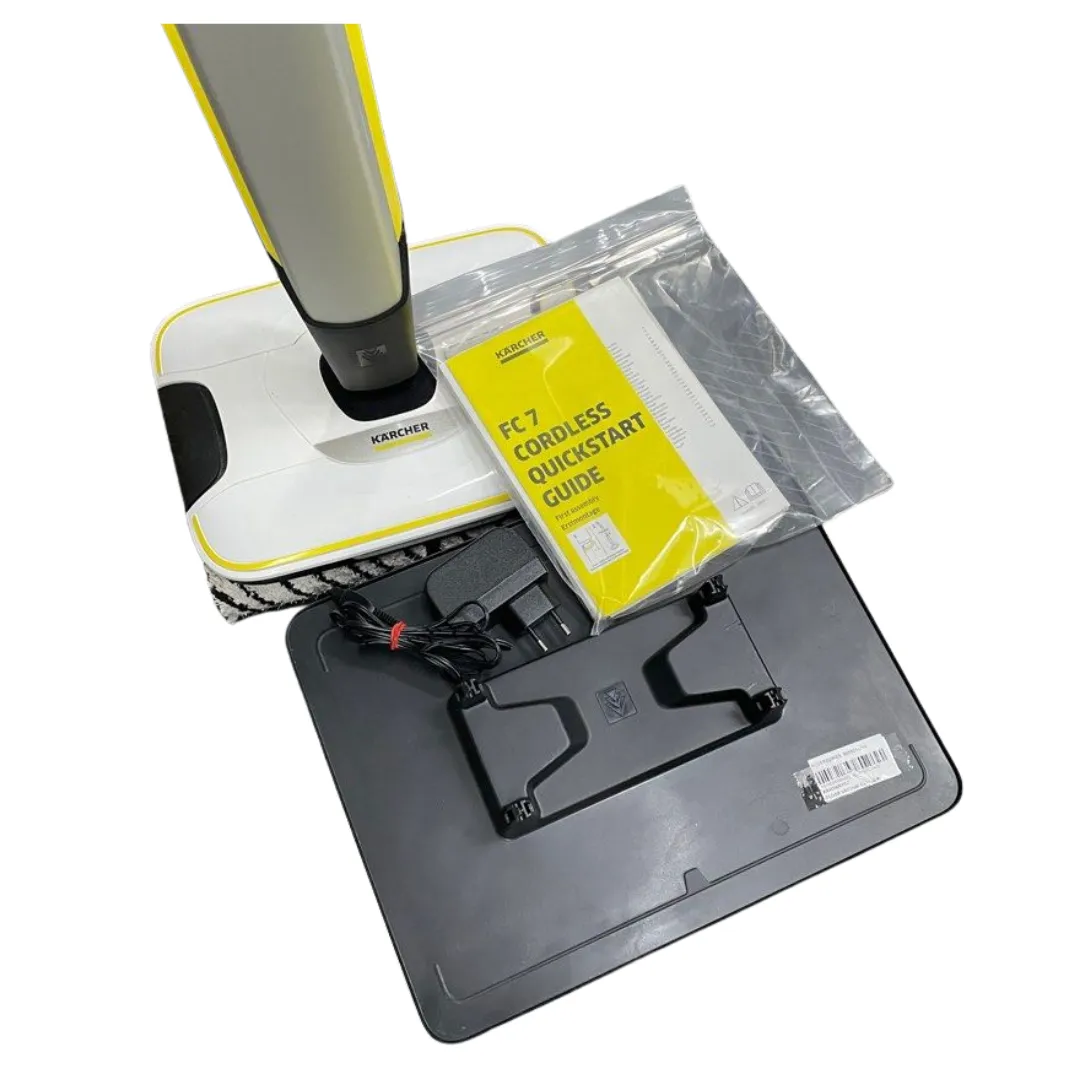 Kärcher FC7 Electric Mop & Sanitize Hard Floor Cleaner - Perfect for Laminate, Wood, Tile, LVT, Vinyl & Stone Flooring - Cordless