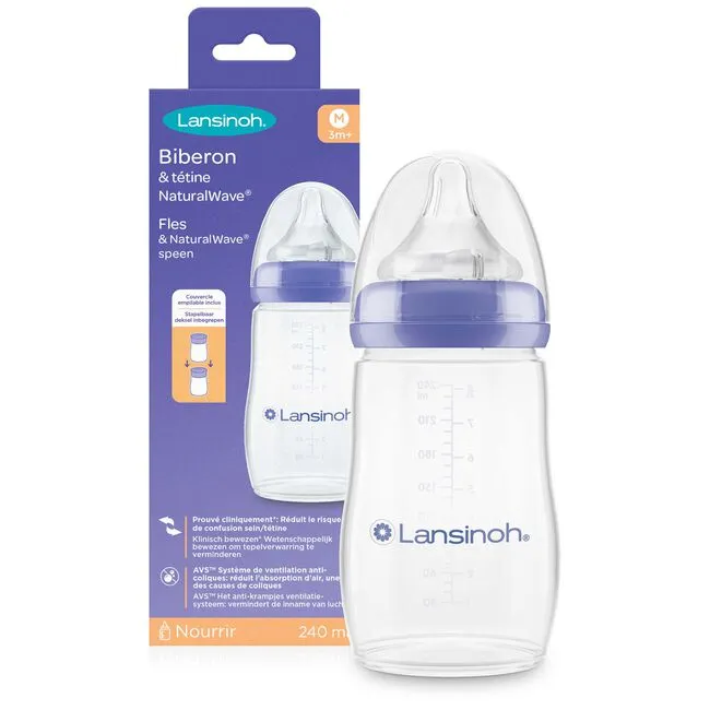 Lansinoh Natural Wave Bottle | 240ml