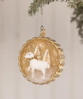 LC9566 - Peaceful Lamb Indent Ornament