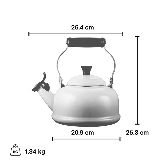 Le Creuset Blueberry 1.6 Litre Classic Whistling Kettle