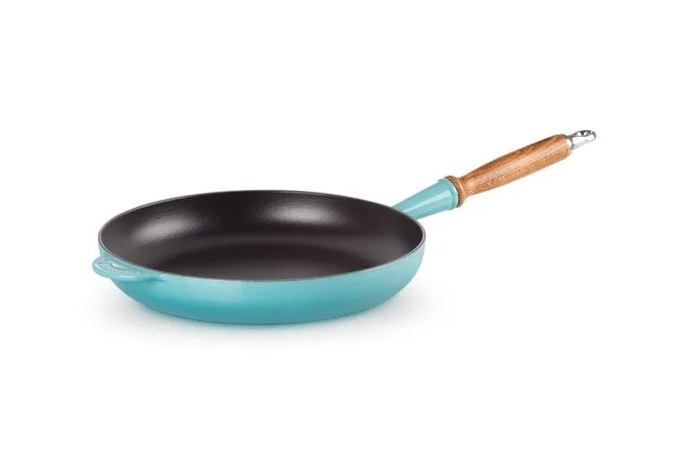 LE CREUSET FRYING PAN 28CM TEAL