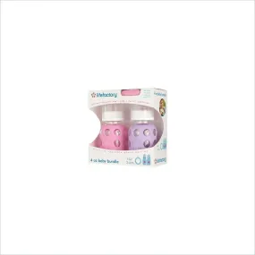 Life Factory Baby Bundle Gift Packs 4 oz Baby Bundles in Pink / Lilac