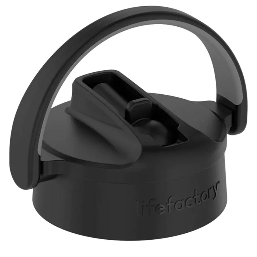 Lifefactory Pivot Straw Cap - Onyx Black