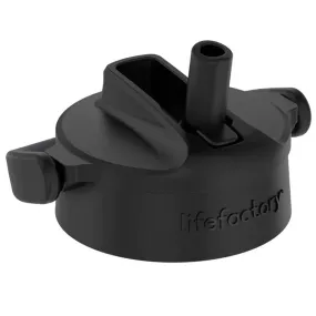 Lifefactory Pivot Straw Cap - Onyx Black