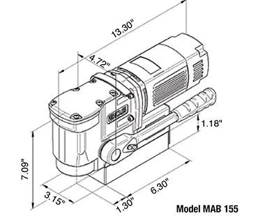 MAB 155 – Ultra Compact Portable Magnetic Drill