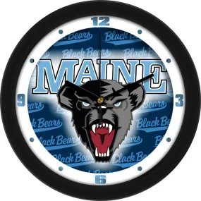 Maine Black Bears Wall Clock - Dimension