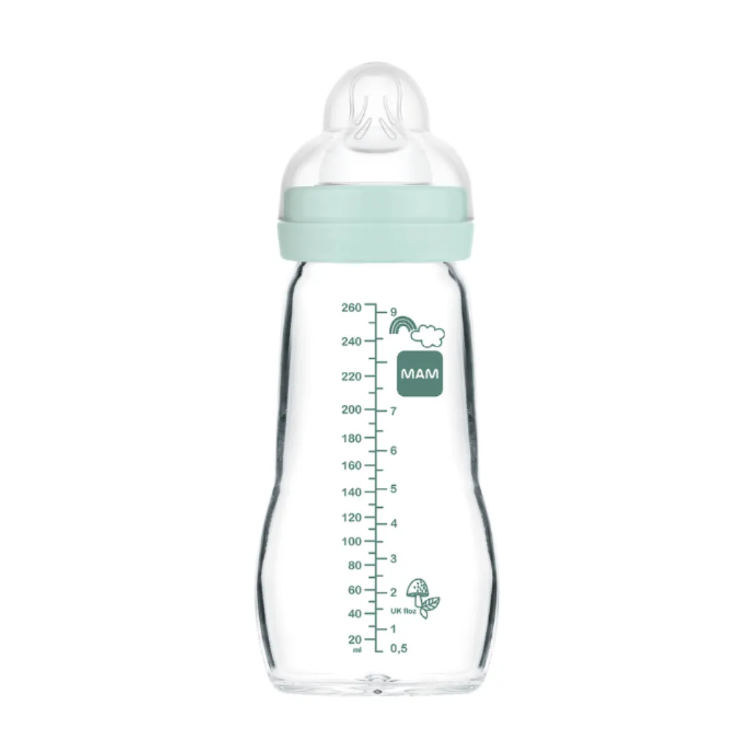 MAM Feel Good Glass Bottle 260ml