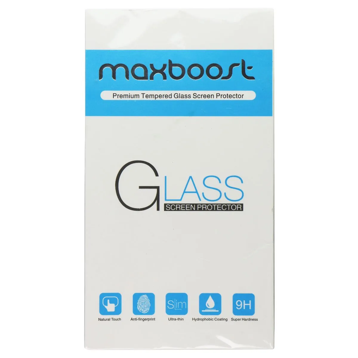 maxboost Premium Tempered Glass Screen Protector for Apple iPhone X - Clear