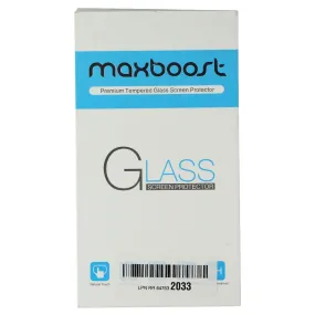 maxboost Premium Tempered Glass Screen Protector for Apple iPhone XS / X - Clear