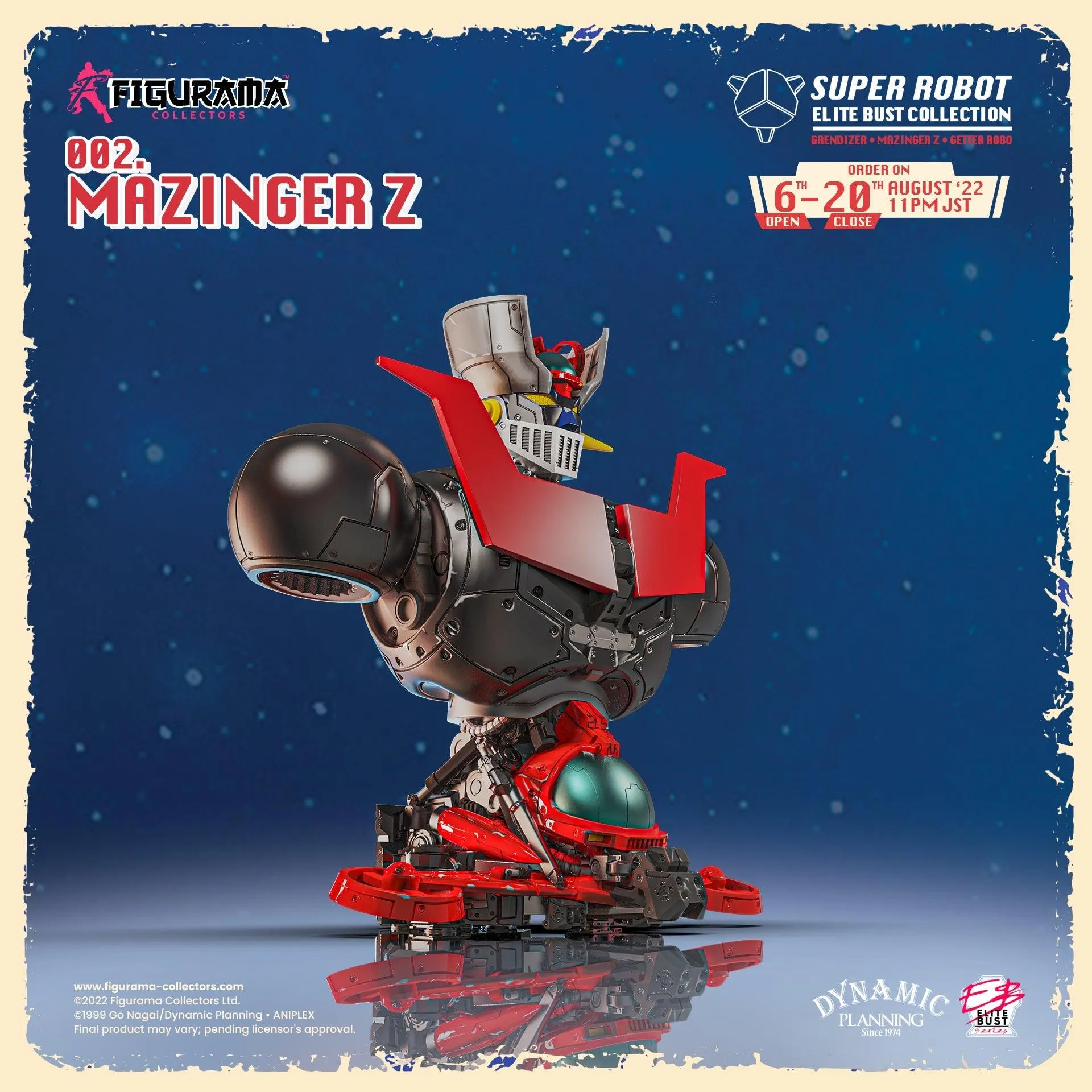 Mazinger Z Robot Bust- Flexible Plan for Ten Months