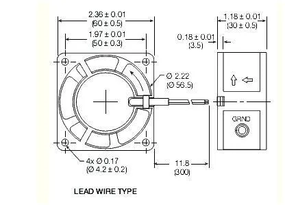 Mechatronics 60x60x30mm AC Fan UF60D12