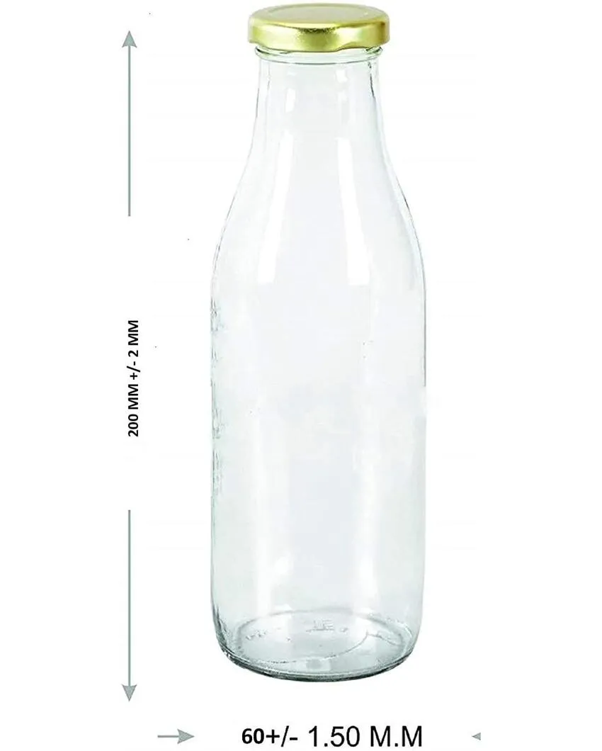 Medium Clear Glass Storage Jar for Beans and Dry Foods Food Grade Quality | 500 ML | 3 x 8 inches