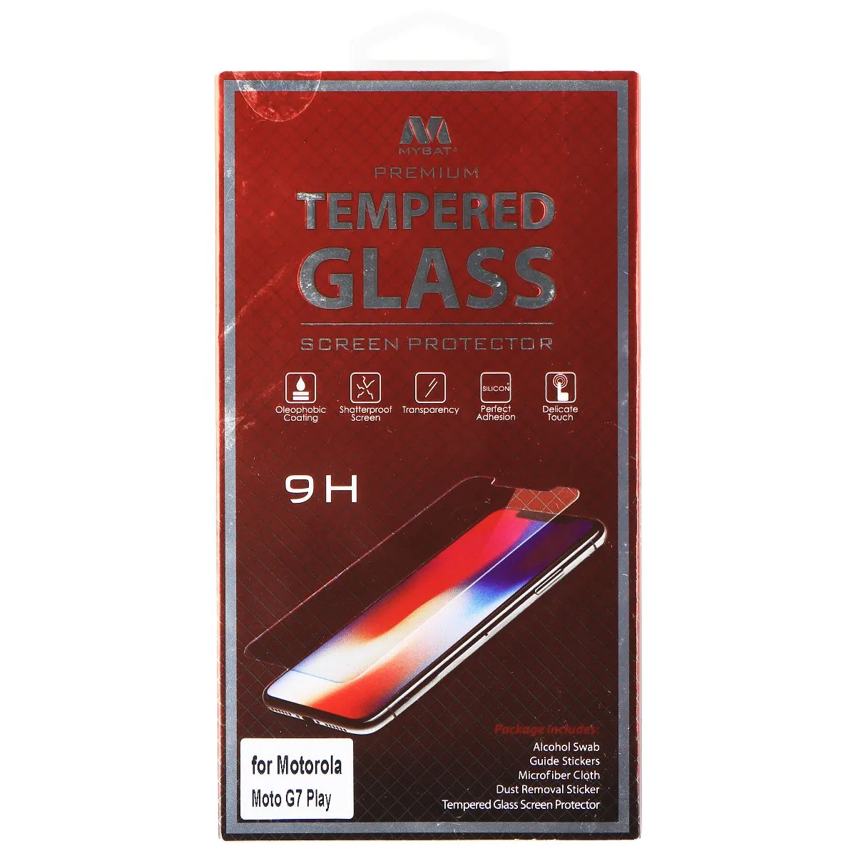 MyBat Premium Tempered Glass Screen Protector for Motorola Moto G7 Play - Clear