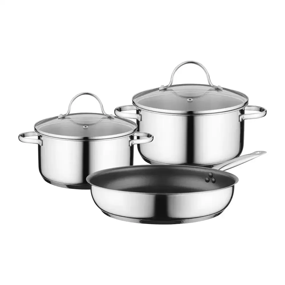 Neff Z943SE0 Cookware Set, 3 Piece Induction Pan Set - Stainless Steel