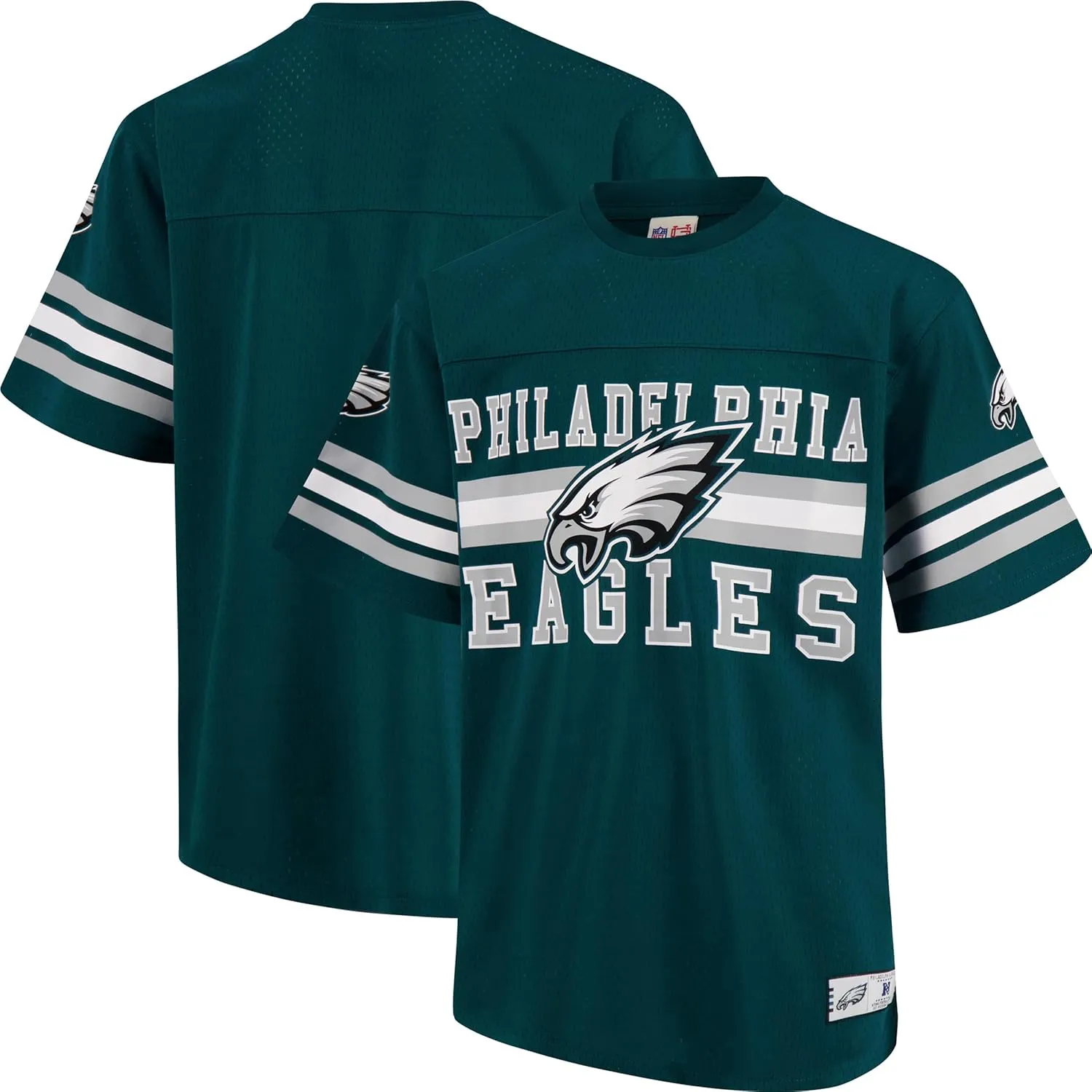 NFL Official Adults Soft Mesh Vintage Beast Mode T-Shirt - Unisex|Philadelphia Eagles