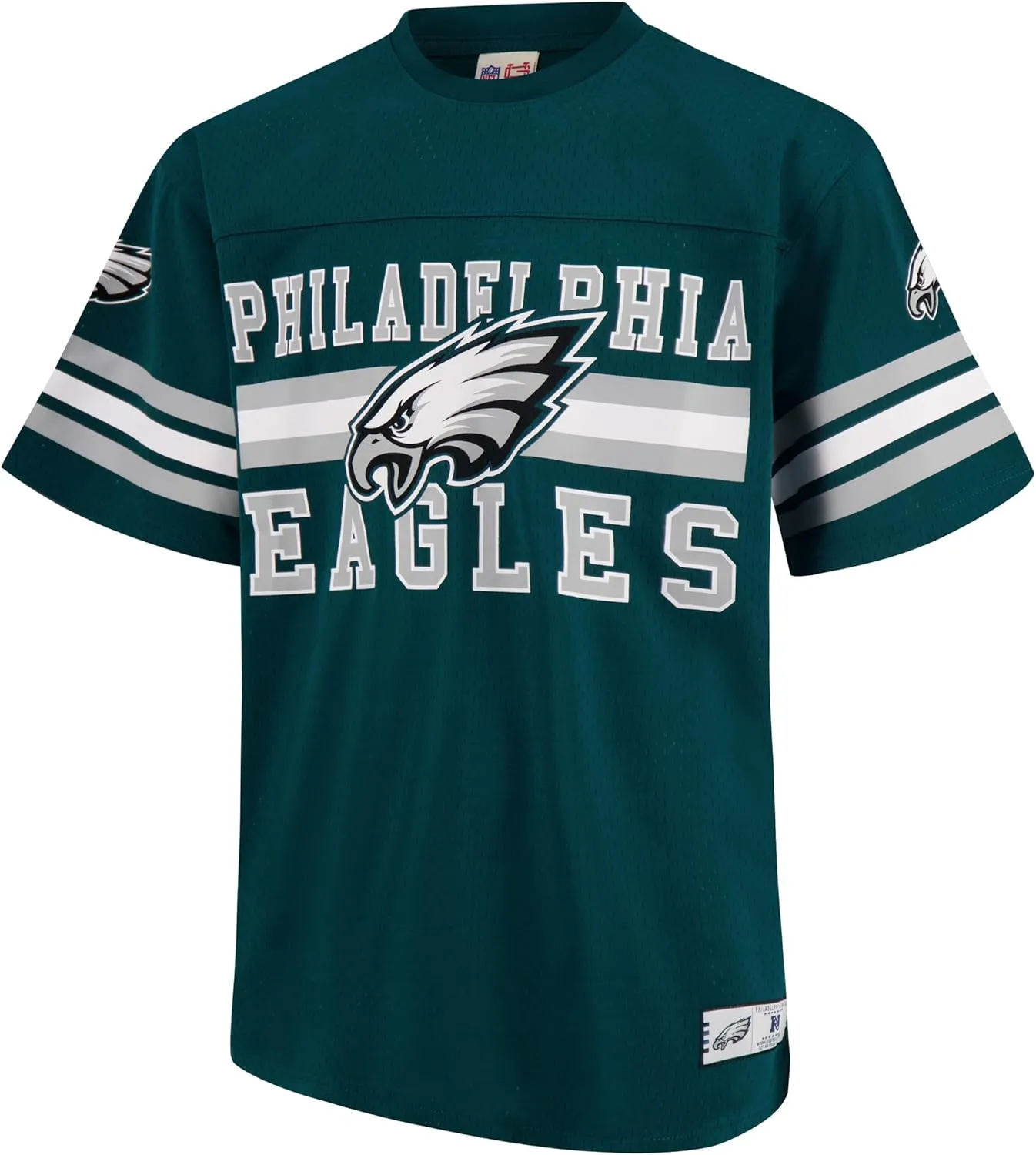 NFL Official Adults Soft Mesh Vintage Beast Mode T-Shirt - Unisex|Philadelphia Eagles