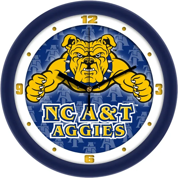 North Carolina A&T Wall Clock - Dimension