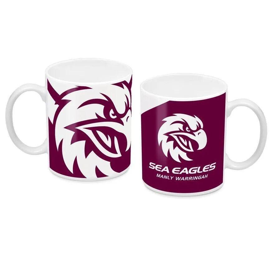 NRL Coffee Mug - Manly Sea Eagles - Drinking Cup - Gift Box