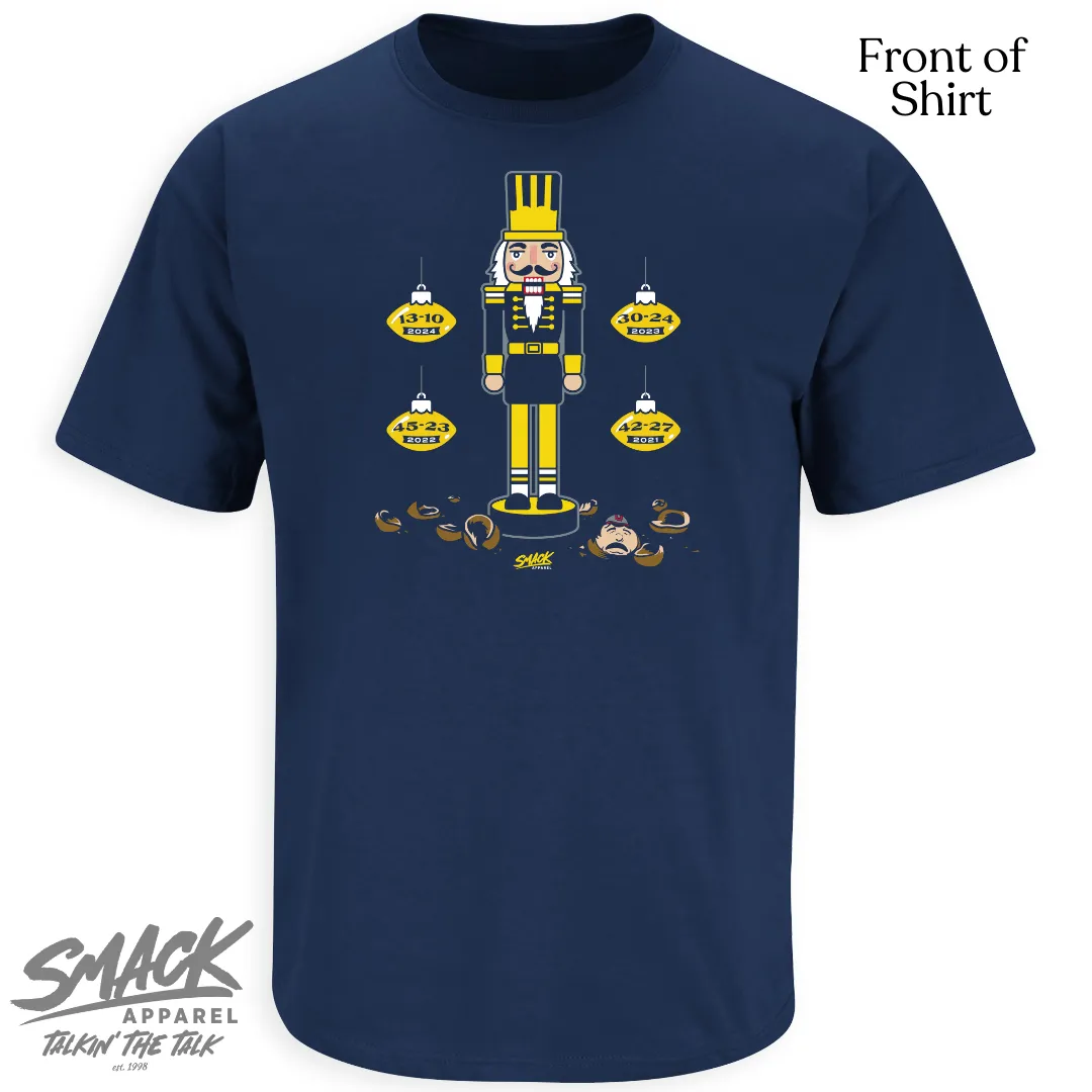 Nutcracker (Anti-Ohio State) T-Shirt for Michigan College Fans (SM-5XL)