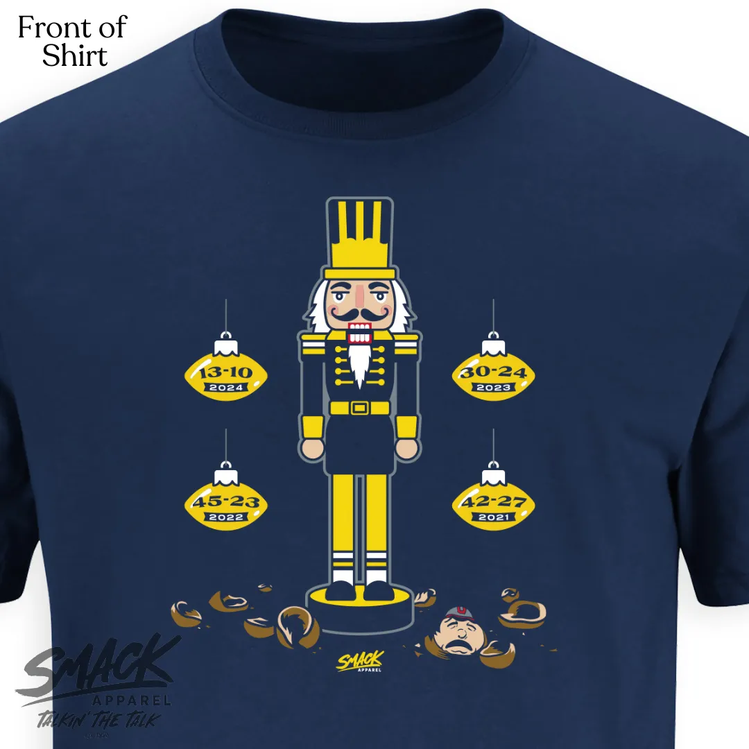 Nutcracker (Anti-Ohio State) T-Shirt for Michigan College Fans (SM-5XL)