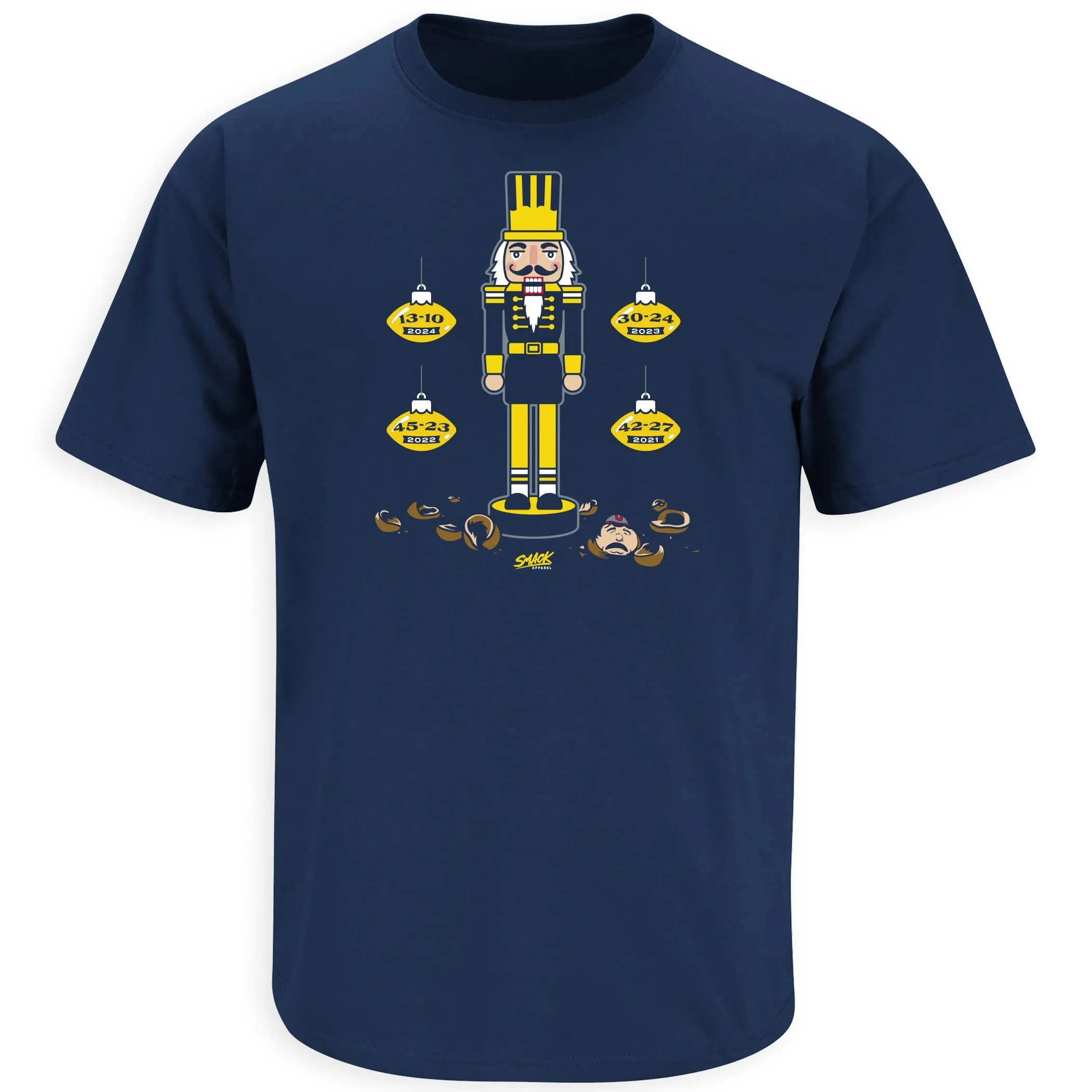 Nutcracker (Anti-Ohio State) T-Shirt for Michigan College Fans (SM-5XL)