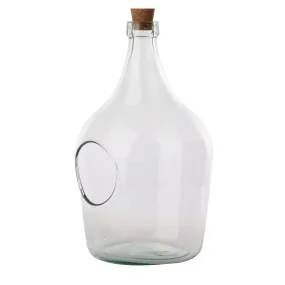 Open Terrarium Clear Bottle