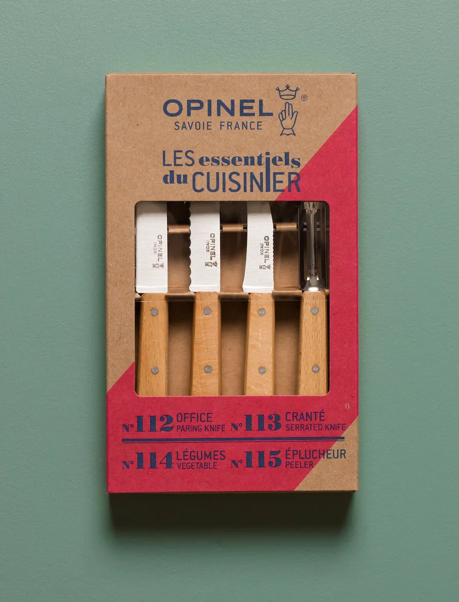 Opinel Essential Knives // Set of 4